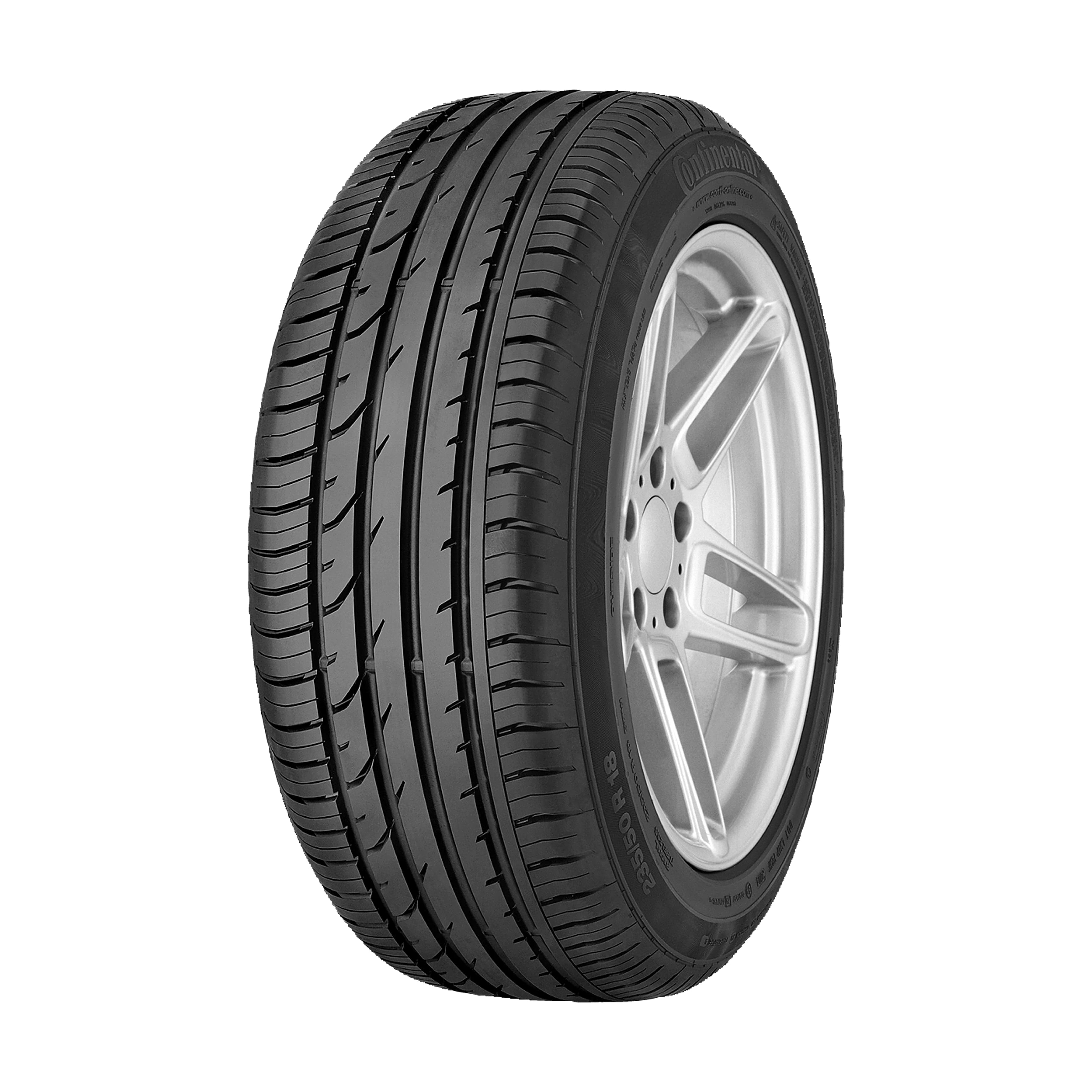 Continental ContiPremiumContact 2 tyre — three-quarter studio view