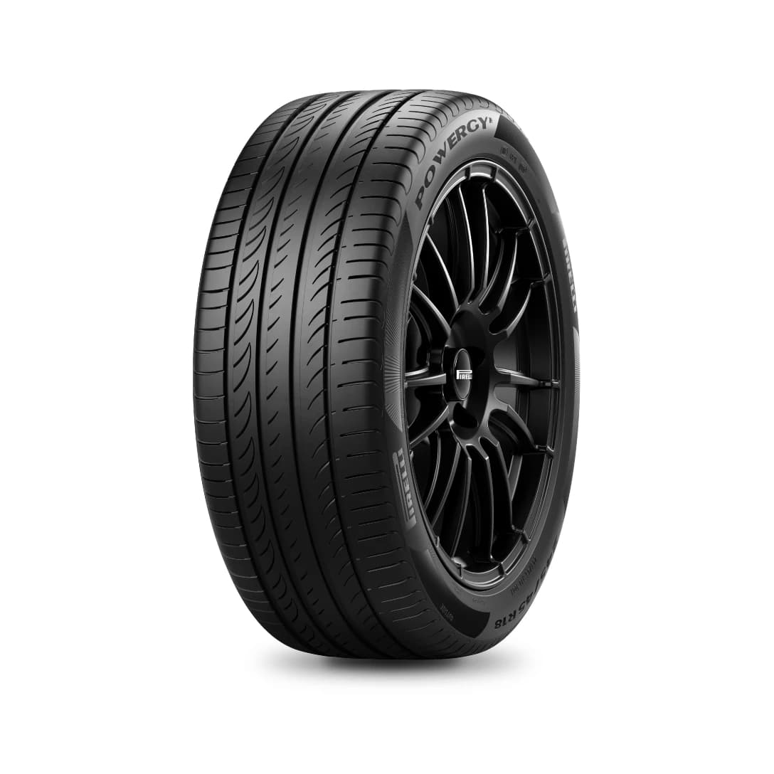 Pirelli Powergy tyre — three-quarter studio view
