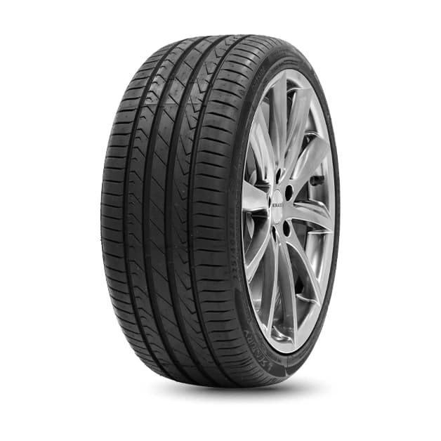 Sentury Qirin 990 tyre — three-quarter studio view