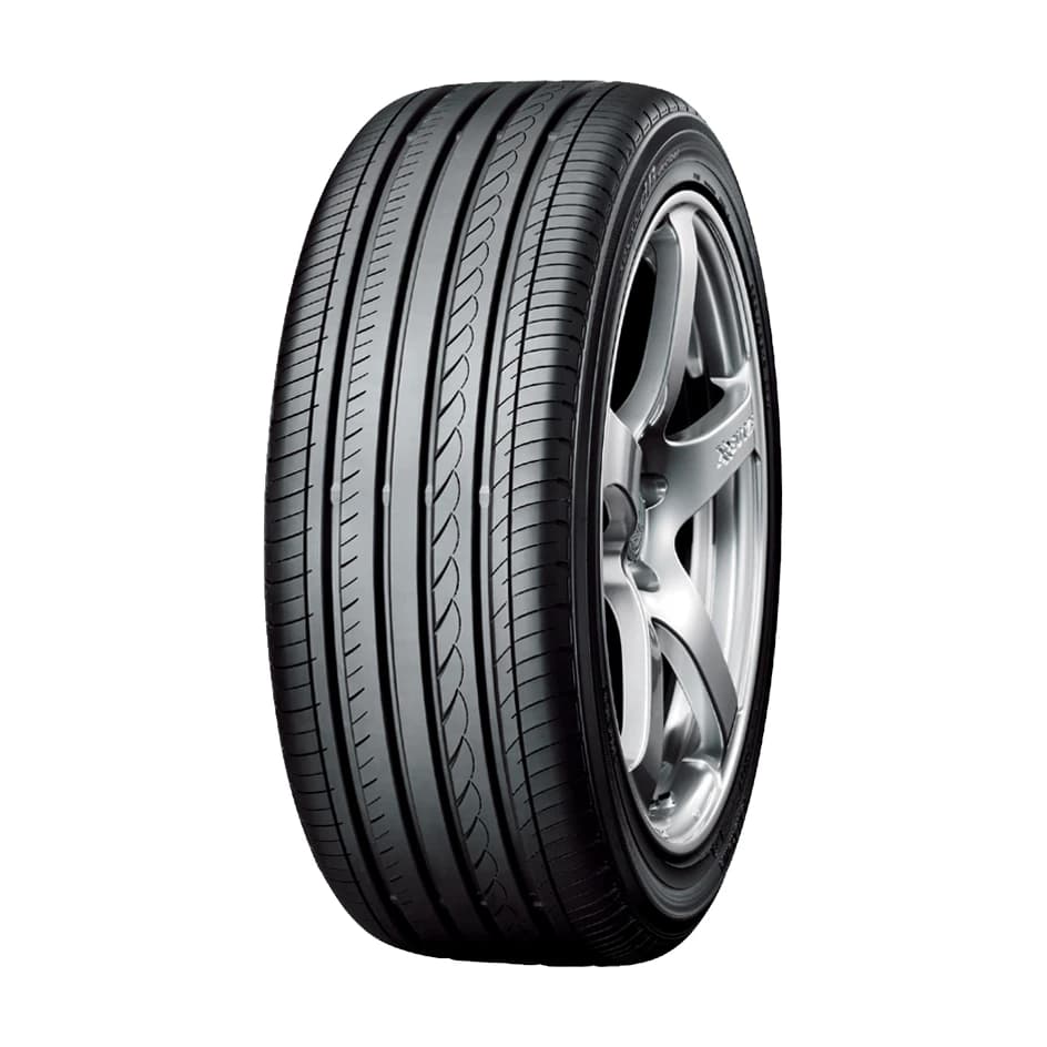 Yokohama ADVAN dB V551 tyre — three-quarter studio view showing the tread and sidewall